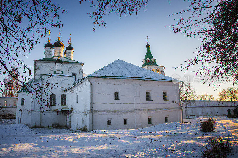 Uspenskaya church在俄罗斯Aleksandrovskaya Sloboda